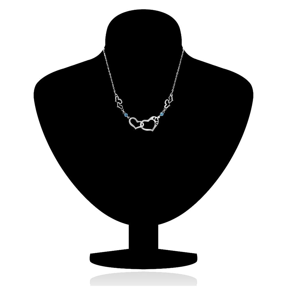 Mahi Dual Heart Link Necklace