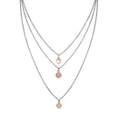 Mahi Latest Design Stylish Fashionable Multilayer Chain Charm Pendants Necklace for Women and Girls (PS1101753M)