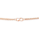 Mahi Rosegold Plated Stylish Fashionable Multilayer Chain Charm Pendants Necklace (PS1101760Z)