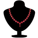 Mahi Gold Plated Elegant Designer Necklace with Crystal stones for girls and women