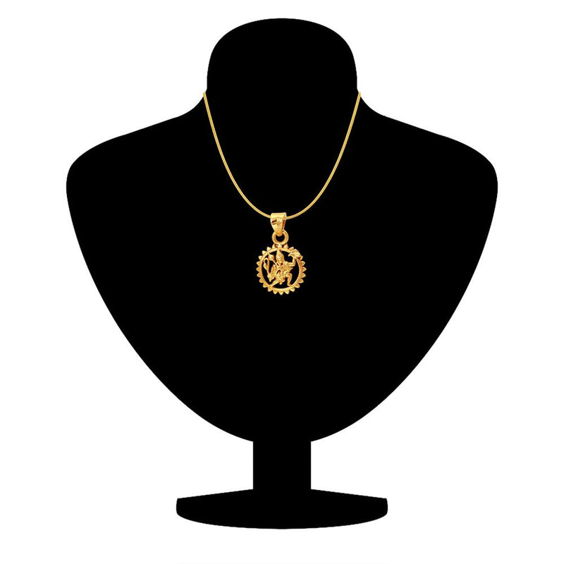 Gold chain with on sale god locket