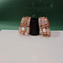 Pooja Bangles Gold Plated Designer Mirror Work Bangles Set