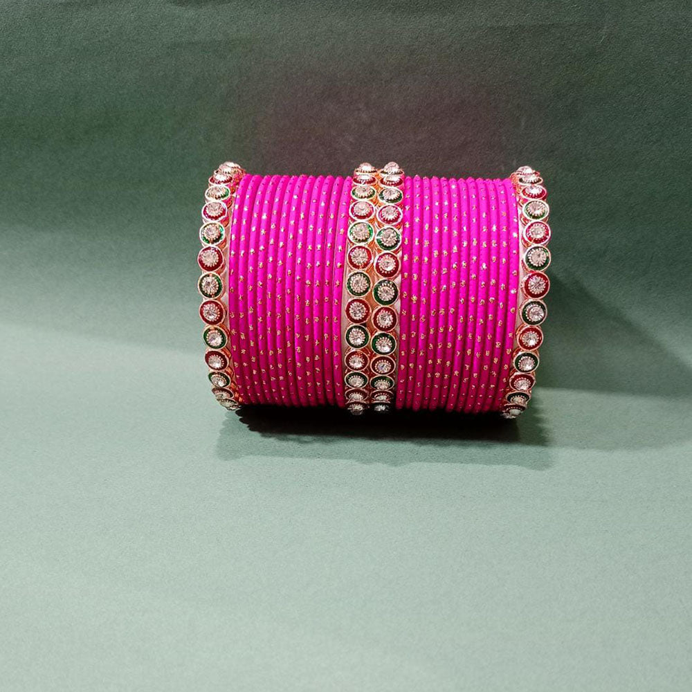 Pooja Bangles Gold Plated Designer Bangles Set