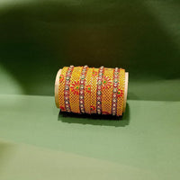 Pooja Bangles Gold Plated Designer Bangles Set