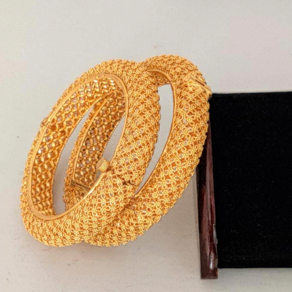 Pooja Bangles Gold Plated Designer Bangles Set