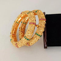 Pooja Bangles Gold Plated Bangles Set