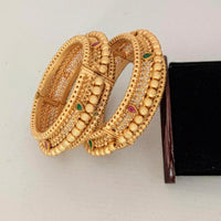 Pooja Bangles Gold Plated Bangles Set