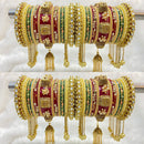 Pooja Bangles Gold Plated Bridal Bangles Set