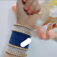 Pooja Bangles Velvet Bangles Set
