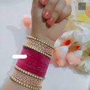 Pooja Bangles Velvet Bangles Set