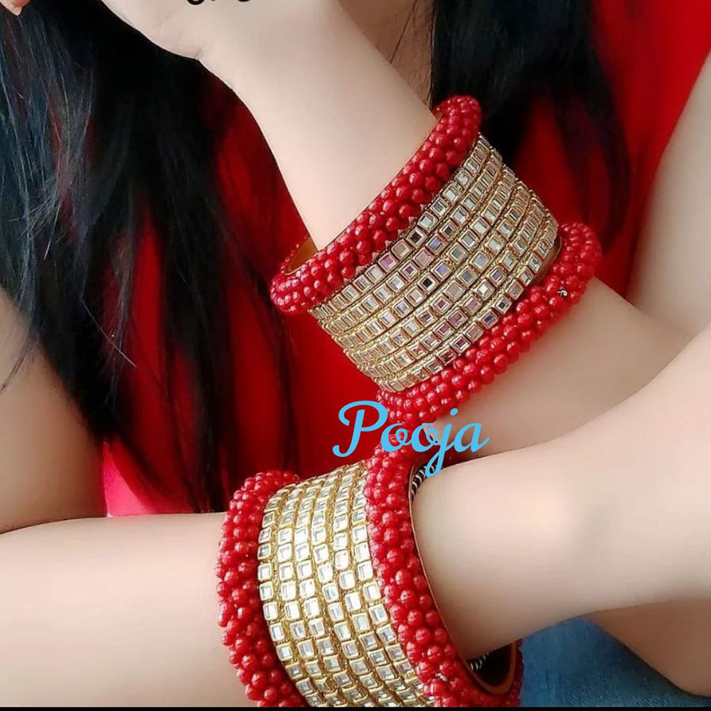 Pooja Bangles Gold Plated Bangles Set