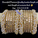 Pooja Bangles Gold Plated Bangles Set