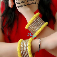 Pooja Bangles Gold Plated Bangles Set