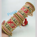 Pooja Bangles Gold Plated Bridal Bangles Set