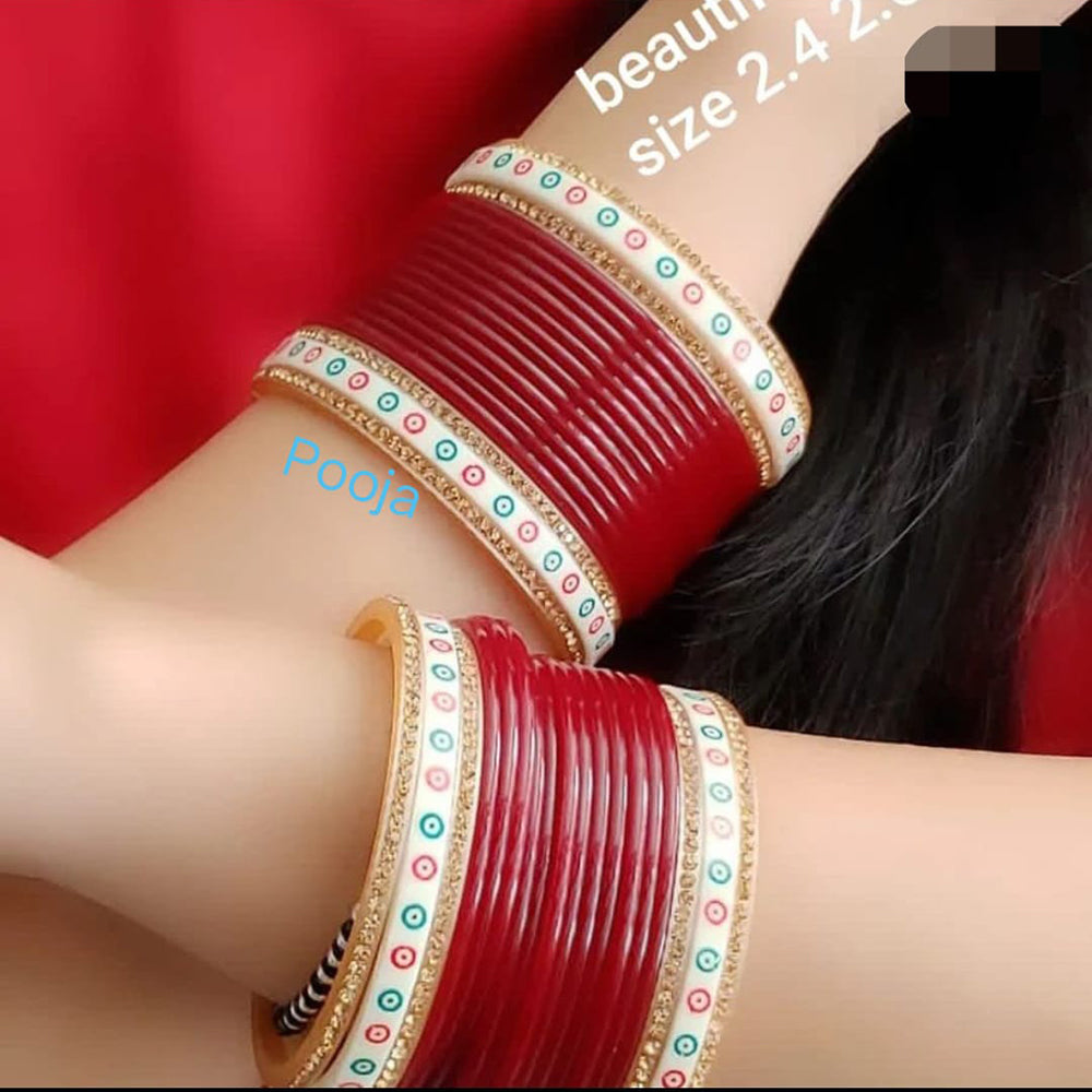 Pooja Bangles Acrylic Bangles Set