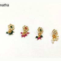Pooja Bangles Gold Plated Nose Pin