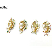 Pooja Bangles Gold Plated Nose Pin