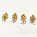 Pooja Bangles Gold Plated Traditional Nose Pin