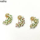 Pooja Bangles Ethnic Gold Plated Nose Pin