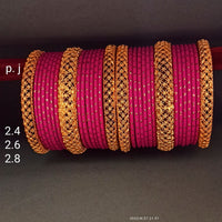 Pooja Bangles Gold Plated Designer Bangles Set