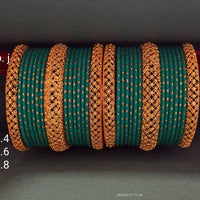 Pooja Bangles Gold Plated Designer Bangles Set