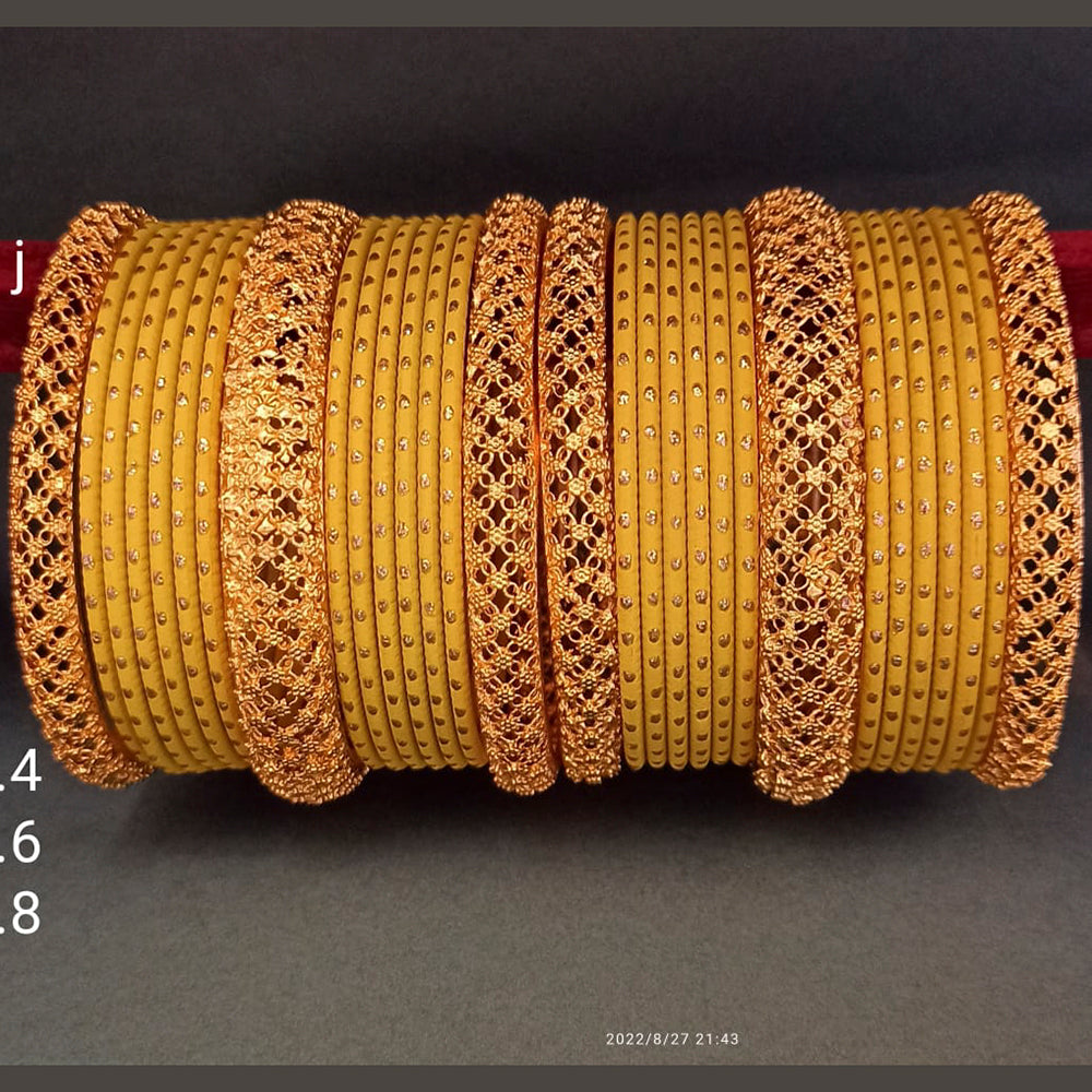 Pooja Bangles Gold Plated Designer Bangles Set
