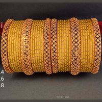 Pooja Bangles Gold Plated Designer Bangles Set