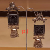 Pooja Bangles Oxidized Plated Dangler Earrings