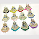 Pooja Bangles Gold Plated Kundan & Beads Dangler Earrings