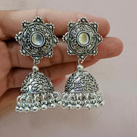 Pooja Bangles Oxidised Jhumka Earrings