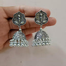 Pooja Bangles Oxidised Jhumka Earrings