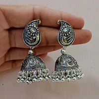 Pooja Bangles Oxidised Jhumka Earrings