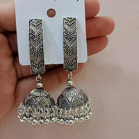 Pooja Bangles Oxidised Jhumka Earrings