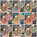 Pooja Bangles Kundan Meenakari Dangler Earrings