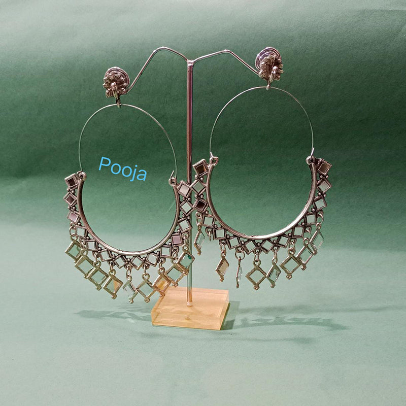 Pooja Bangles Oxidised Dangler Earrings