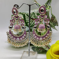 Pooja Bangles Gold Plated Kundan & Meenakari Earrings