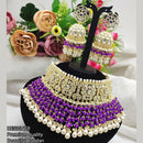 Pooja Bangles Gold Plated Kundan & Pearl Choker Necklace Set