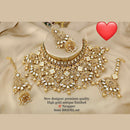 Pooja Bangles Gold Plated Designer Choker Necklace Set