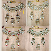 Pooja Bangles Gold Plated Austrian Stone Choker Necklace Set