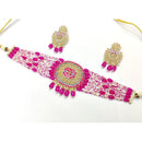 Pooja Bangles Beads And Pearl Choker Necklace Set