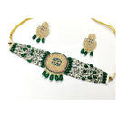 Pooja Bangles Beads And Pearl Choker Necklace Set