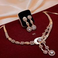 Pooja Bangles Designer American Diamond Necklace Set