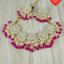 Pooja Bangles Kundan & Beads Necklace Set
