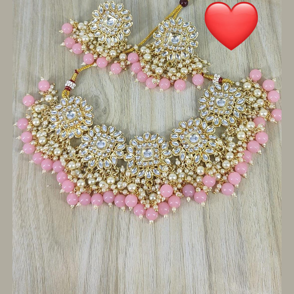 Pooja Bangles Kundan & Beads Necklace Set