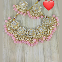 Pooja Bangles Kundan & Beads Necklace Set