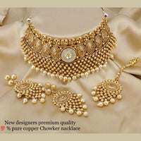 Pooja Bangles Gold Plated Designer Necklace Set