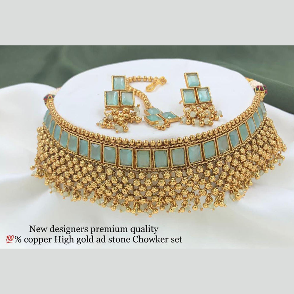 Pooja Bangles Gold Plated Designer Necklace Set