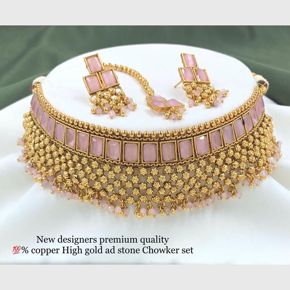 Pooja Bangles Gold Plated Designer Necklace Set