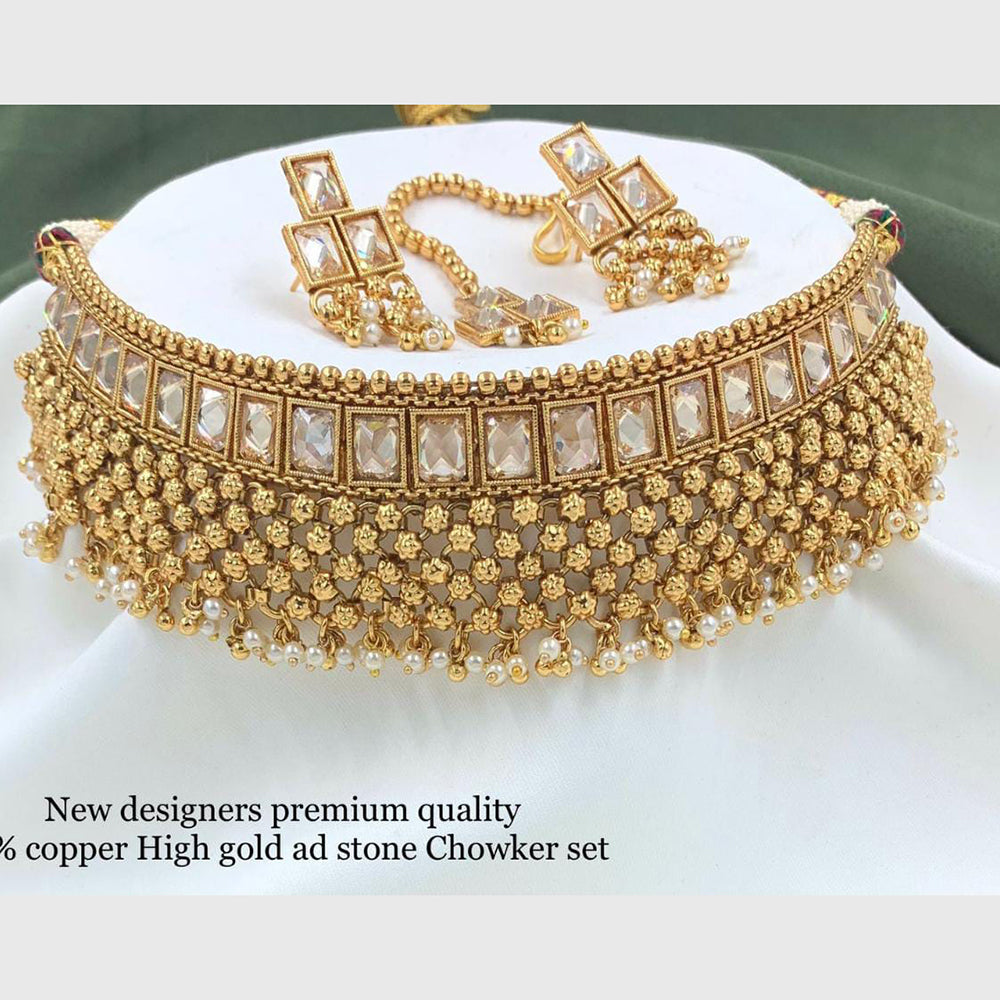 Pooja Bangles Gold Plated Designer Necklace Set