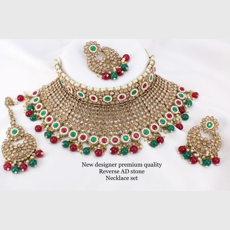 Pooja Bangles Gold Plated Designer Necklace Set